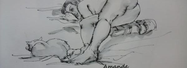 Lundi - Une pose, et le chat.