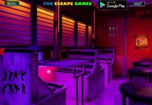 Fun neon room escape