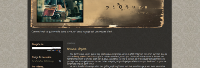 Reprise du blog photo !