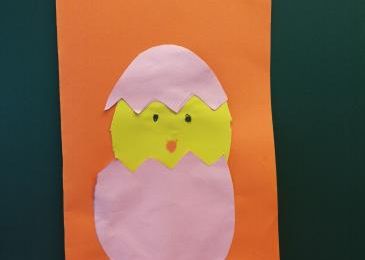 *Bricolage: Carte oeuf de Pâques