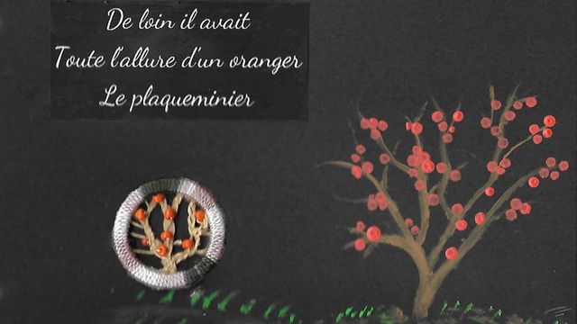 Bouton pour février : l'Hiver
