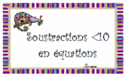 Montessori - la soustraction