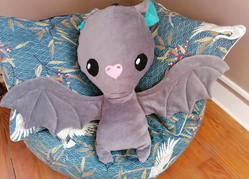Tuto : Une petite chauve-souris en peluche