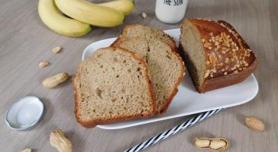Cake banane & beurre de cacahuète