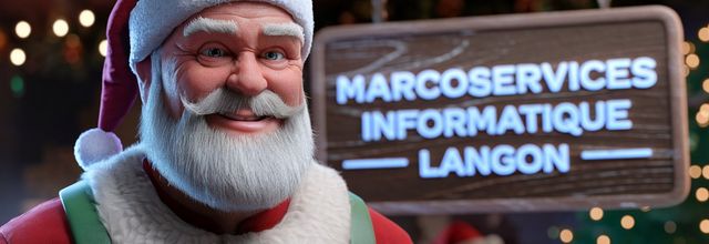 MarcoServices - informatique Langon-Un noel High Tech