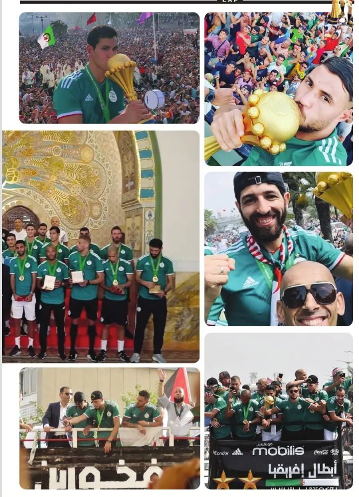 CAN 2019 parade des Champions d'Afrique à Alger 