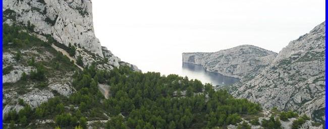 Calanques, la crête de Morgiou