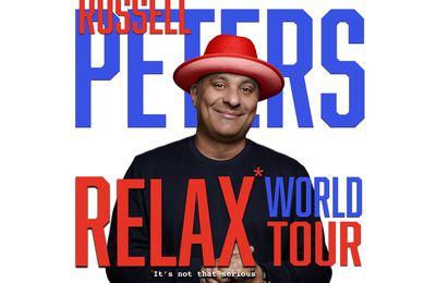 Russell Peters à Paris à la Salle Pleyel le 09 mai pour son Relax World Tour et son one man show