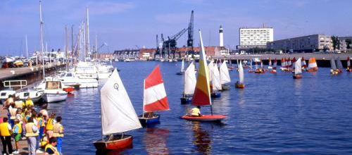 Le bassin de plaisance inauguré en 1967