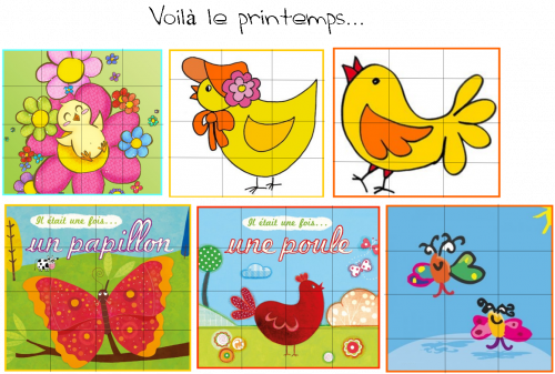 Puzzles printemps