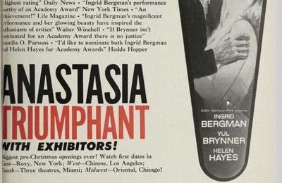 BOX OFFICE USA DU 12 DECEMBRE 1956 AU 18 DECEMBRE 1956