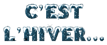 C'EST L'HIVER 