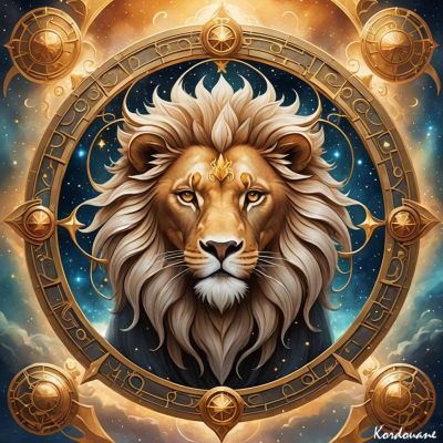 Signe du zodiaque "Lion" IA