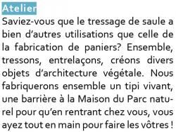 Atelier intergénérationnel « saule tressé », à Bon-Secours