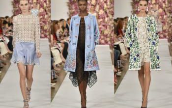 mode fashion flawers oscar de la renta