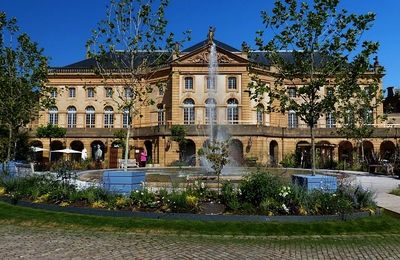 Metz / Le jardin éphémère 2015 de la place de la Comédie....
