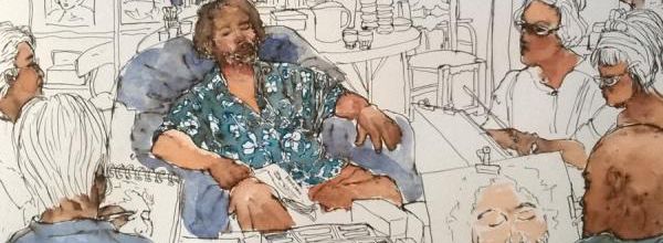 Jeudi - Scène d'atelier (65) : L'endormi