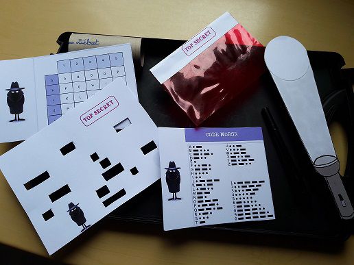 Anniversaire agents secrets détective spy gratuit à imprimer mission énigme code secret message