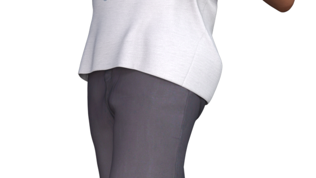 Image homme bronzé en tenue d'été (tube)