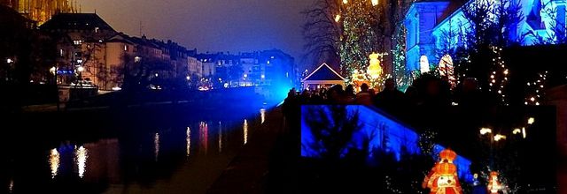 Metz / Promenade sur le sentier des lanternes de Noël 2014...