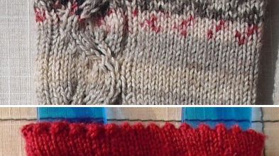 Tricoter ses chaussettes : la bordure et les finitions - étape 6