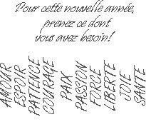 Pour cette nouvelle année