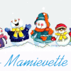 668B bonhommes de neige