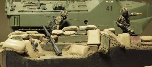 A l'assaut ! (LVTP7 au 1/35)