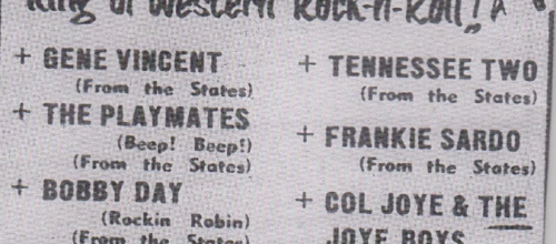 affiche du 20 AVRIL 1959 