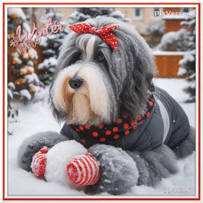 Bel hiver à tous... Janine & Tavia ♥