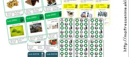 Jeu de 7 familles : tri des déchets