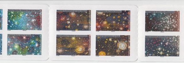 Carnet Timbres lettre verte "tutoyer les étoiles" 2021