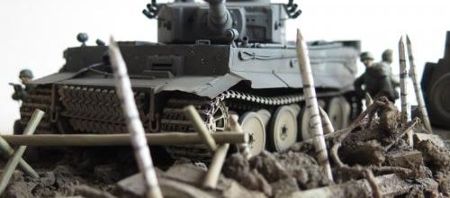 Un peu de boulot sur le diorama...