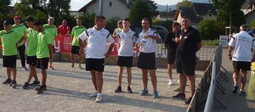 Photos des Villeneuvoies à Chambery  au Championnat de France Quadrettes 2017