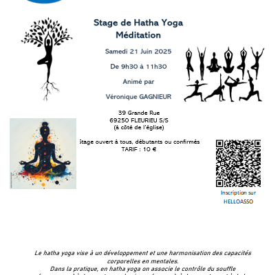 ALF - STAGE DE HATHA YOGA 21 JUIN 2025