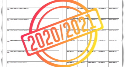 Planning des périodes Zone A/B/C en semaine à 5 jours 2020/2021