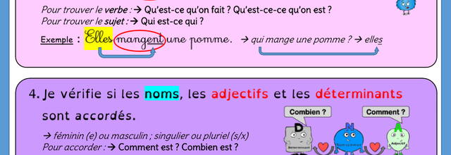 Aide à la dictée niveau 5H ou CE2