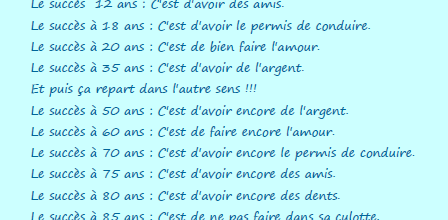 C'est quoi le succès