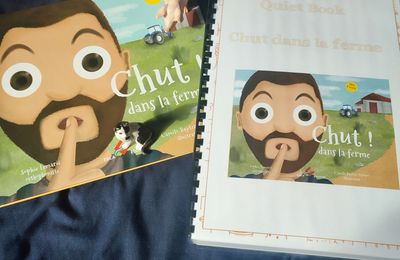 quiet book "chut dans la ferme" 