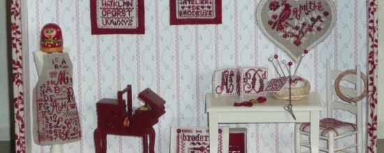 VITRINE BRODERIE