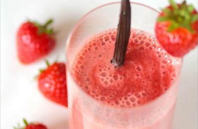 Smoothie fraise & vanille