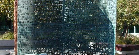 La sculpture Kryptos