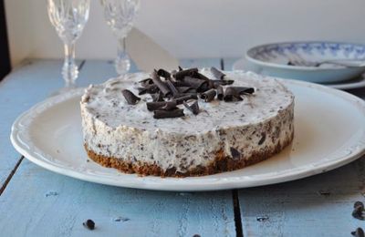 Cheesecake stracciatella (sans cuisson)
