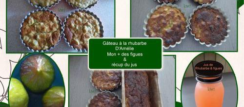 Gâteau à la rhubarbe
