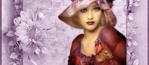 La dame au chapeau .