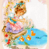 gif animé, blinkie,BISOUS,signature animee