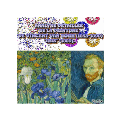 Dessin et peinture - vidéo 4541 : Analyse détaillée du tableau "iris" 1889 de Vincent Van Gogh (1853-1890) - peintres.