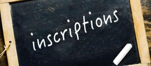 Inscriptions 2023/2024