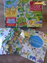 Coffret au zoo (livre + puzzle de 100 pièces)