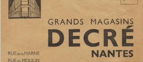 Enveloppe commerciale Decré - Decré's commercial envelope 